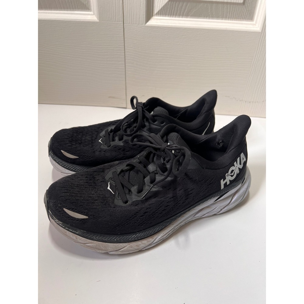 Hoka One One Women's Clifton Black Running Shoes Size 8.5